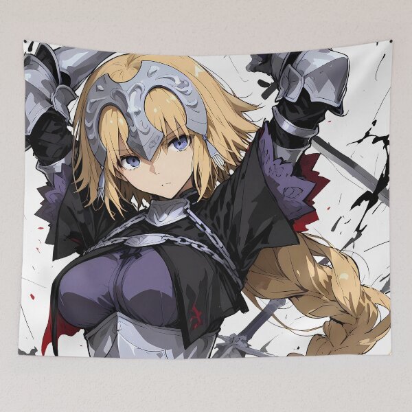 Item preview, Jeanne D Arc Fate Grand Order Anime Girl Battle Stance Power designed and sold by 108Recordings.