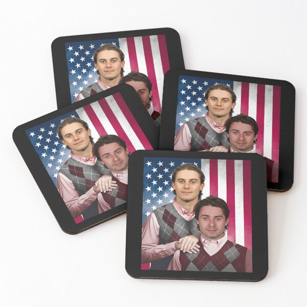 Item preview, Jack Hughes & Quinn Hughes Step-Brothers USA designed and sold by ClarenceGarza.