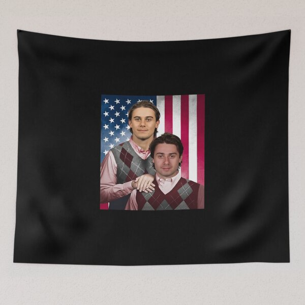 Item preview, Jack Hughes & Quinn Hughes Step-Brothers USA designed and sold by ClarenceGarza.