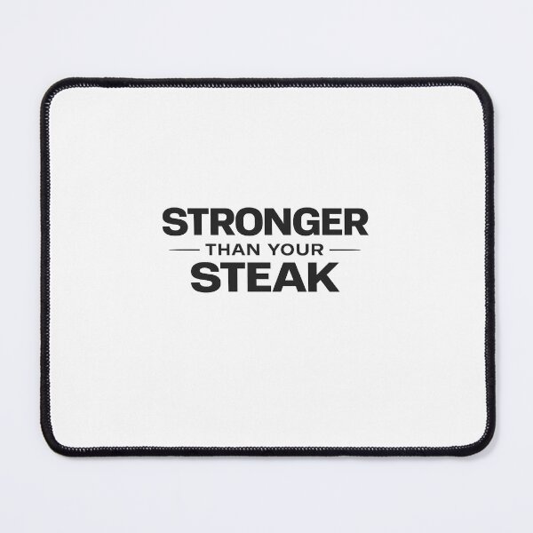Item preview, Stronger Than Your Steak Vegan Fitness Design – Plant Based Gym Humor Design designed and sold by GreenStrength Studio.