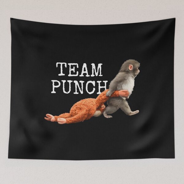 Item preview, Team Punch Viral Monkey Cute Humor Animal Baby Monkey Punch Viral Baby Monkey Meme designed and sold by gustavbellocci.