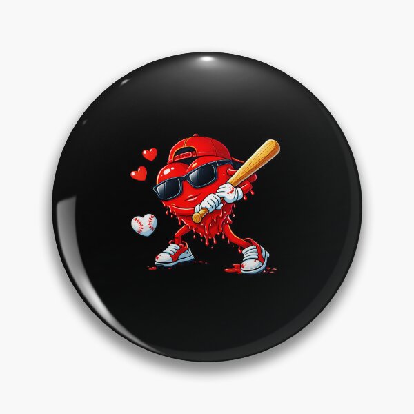 Item preview, Dripping Heart Baseball Cartoon Street Style designed and sold by miaa-artistshop.