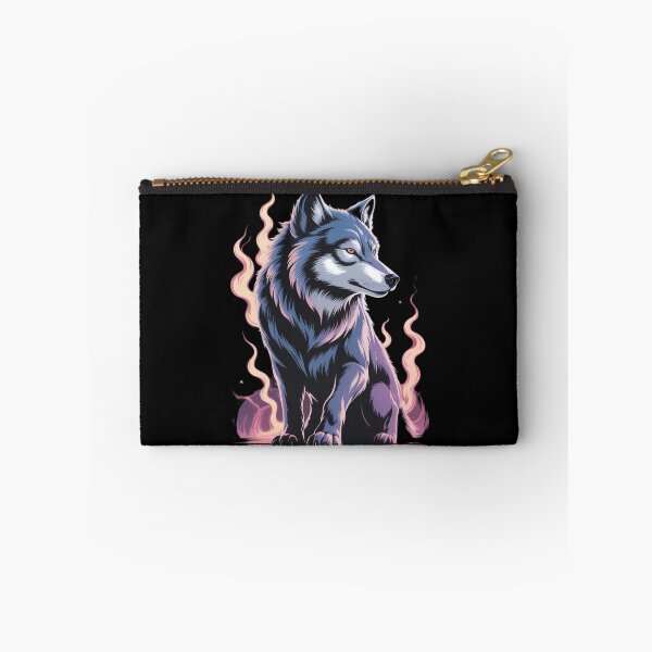 Item preview, Mystic Fire Spirit Wolf – Fantasy Animal Art designed and sold by myforestfog.