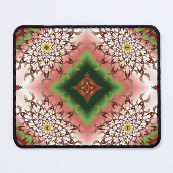 Item preview, Ethereal Emerald Vortex Mandala Pattern designed and sold by OIL Pattern Design .