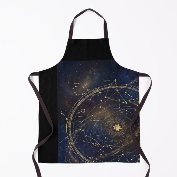 Item preview, Golden Zodiac Constellations in Space designed and sold by DeBrainstore.