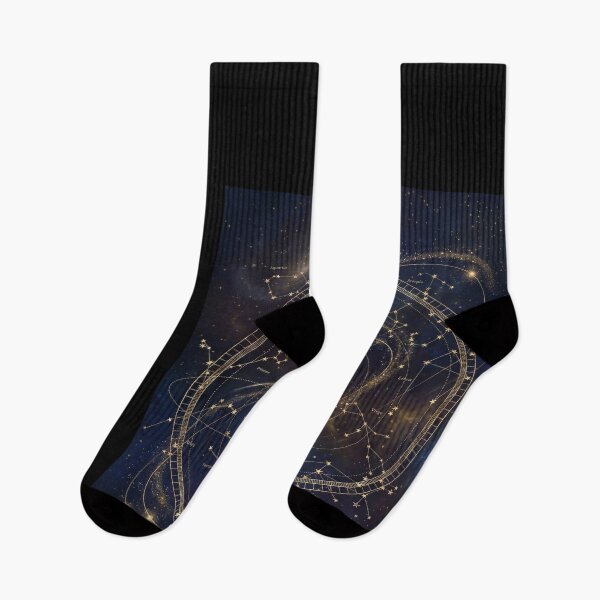 Item preview, Golden Zodiac Constellations in Space designed and sold by DeBrainstore.
