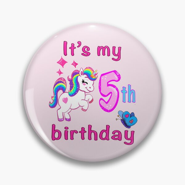 Item preview, It’s my 5th birthday Unicorn kids girls gift for the birthday girl. designed and sold by Artonmytee.
