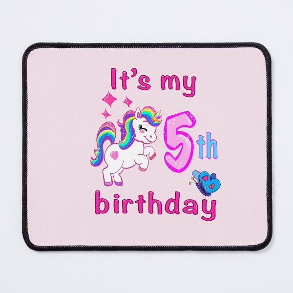 Item preview, It’s my 5th birthday Unicorn kids girls gift for the birthday girl. designed and sold by Artonmytee.