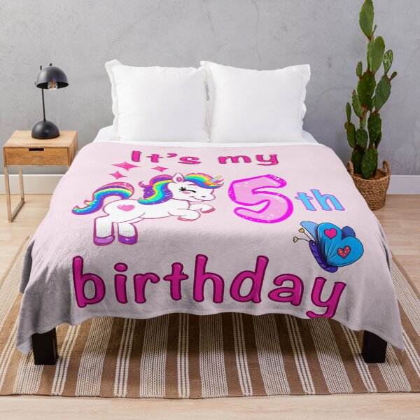 Item preview, It’s my 5th birthday Unicorn kids girls gift for the birthday girl. designed and sold by Artonmytee.