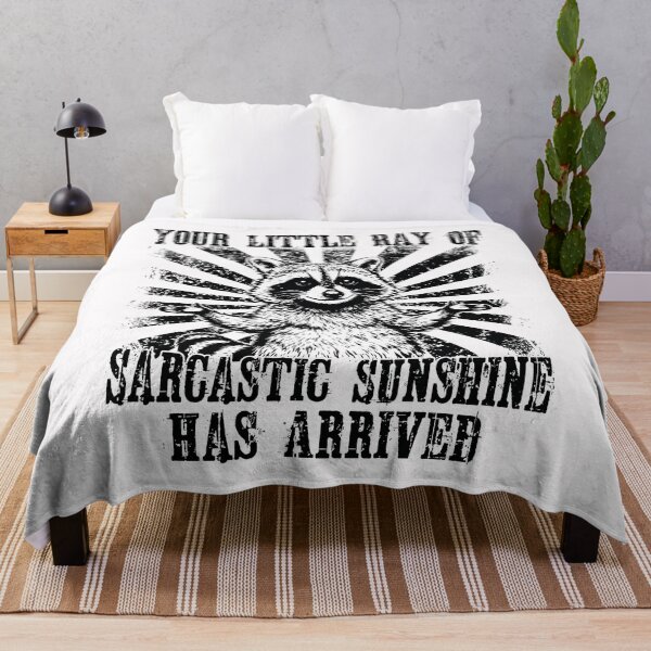 Item preview, Your Little Ray Of Sarcastic Sunshine Funny Raccoon Meme designed and sold by gustavbellocci.