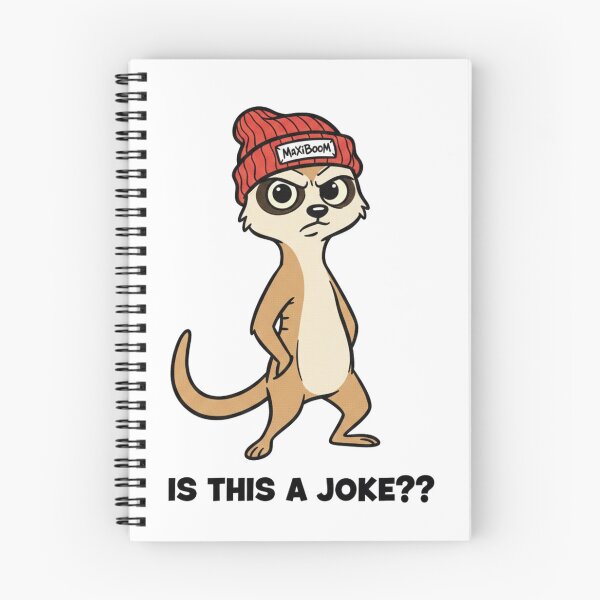 Item preview, Sarcastic Retro Meerkat - "Is This A Joke?" 90s Cartoon Aesthetic designed and sold by mAXiBoOM.