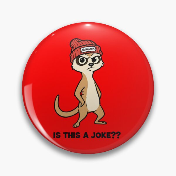 Item preview, Sarcastic Retro Meerkat - "Is This A Joke?" 90s Cartoon Aesthetic designed and sold by mAXiBoOM.