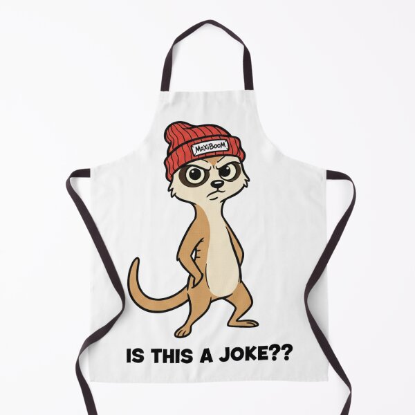 Item preview, Sarcastic Retro Meerkat - "Is This A Joke?" 90s Cartoon Aesthetic designed and sold by mAXiBoOM.