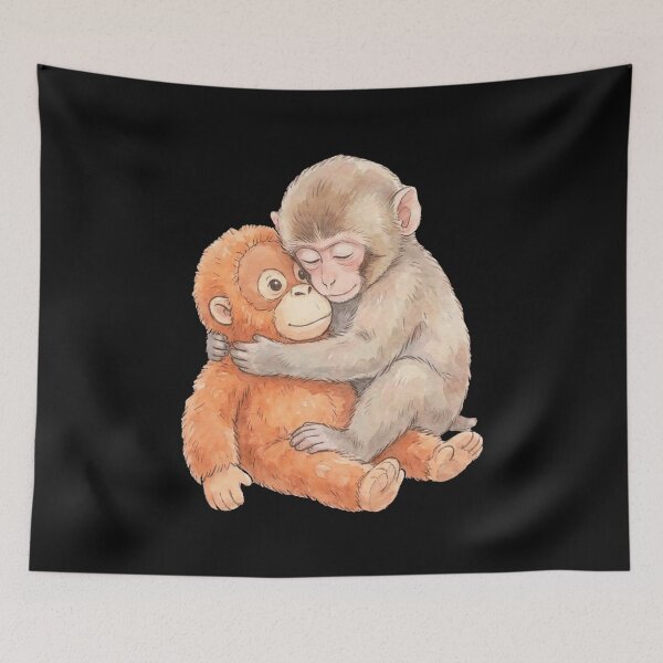 Item preview, Monkey Punch Monkey Punch Graphic Baby Monkey Mothers Day  Animal Lover Mother Gift Cute Cozy Mom designed and sold by gustavbellocci.