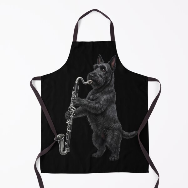 Item preview, Scottish Terrier Playing Bass Clarinet Player Bass Clarinetist Dog Lover designed and sold by TerryConnells.