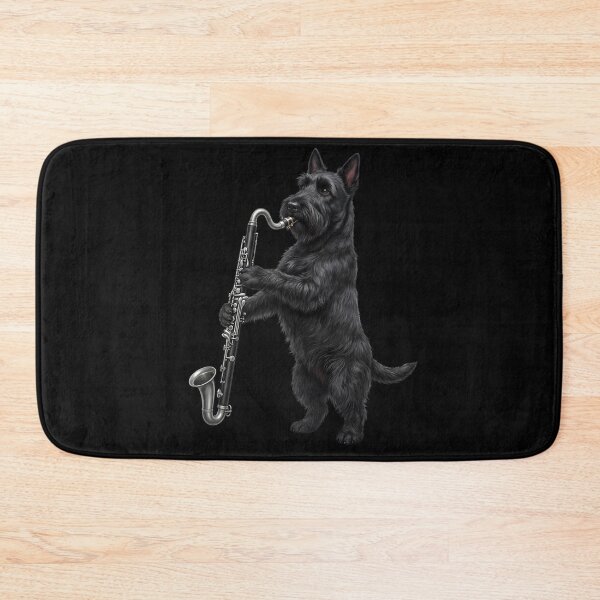 Item preview, Scottish Terrier Playing Bass Clarinet Player Bass Clarinetist Dog Lover designed and sold by TerryConnells.