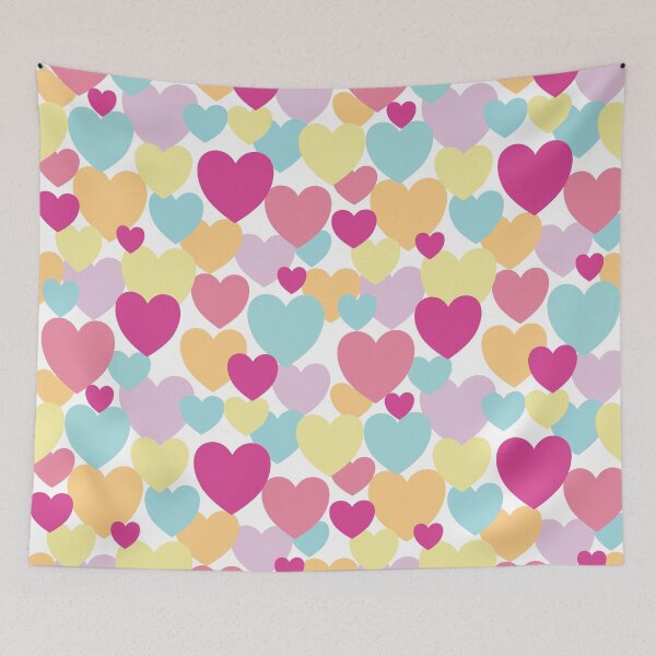 Item preview, Pastel Heart Seamless Pattern designed and sold by PowerAntShop.