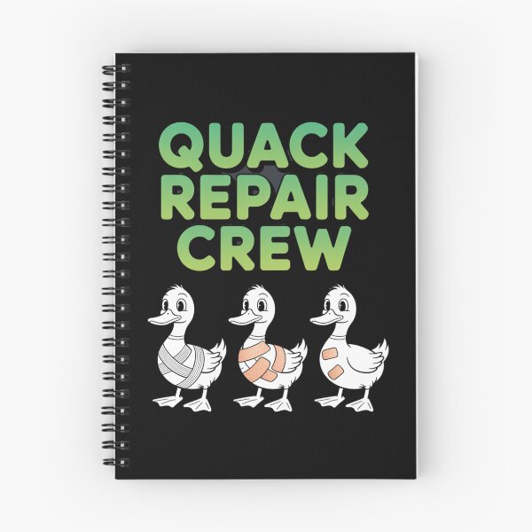 Item preview, Quack Tape  - repair-tape - field repair humor - temporary fix club - patch notes humor - hotfix engineer joke - maintenance crew - workshop life funny - overlanding repair - maker space  designed and sold by JansenGS.