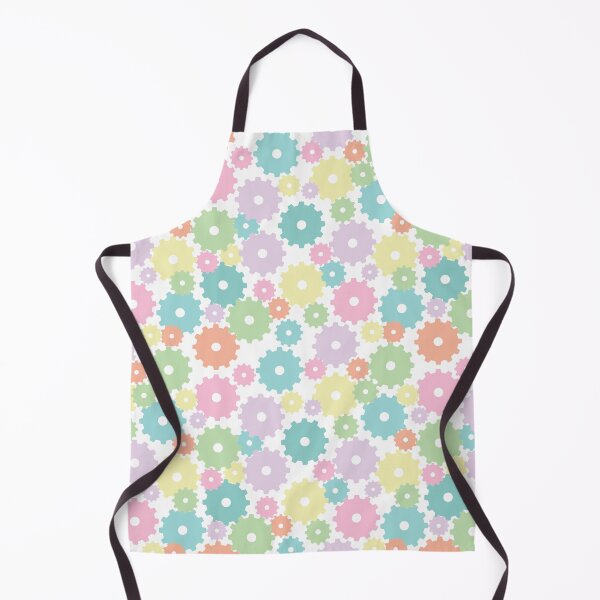 Item preview, Pastel Gear Seamless Pattern designed and sold by PowerAntShop.