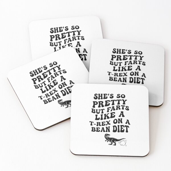 Item preview, She’s So Pretty But Farts Like a T Rex Funny Dinosaur Quote Design designed and sold by kiralynstration.