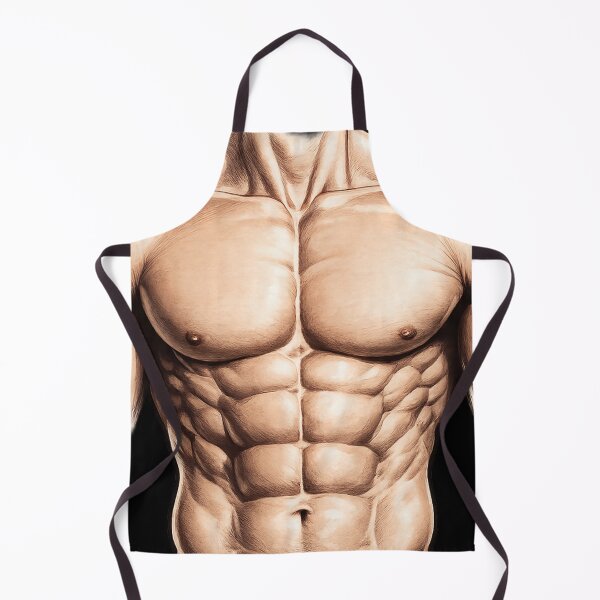 Item preview, Six Pack Body Illusion Shirt – Realistic Muscular Chest Design designed and sold by Nikshax.