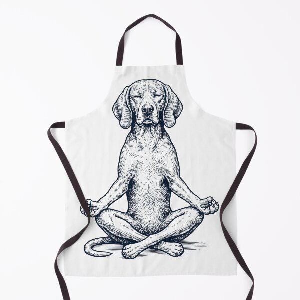 Item preview, Vintage Redbone Coonhound Yoga Lotus Meditation Dog Lover designed and sold by DoodleTortle.