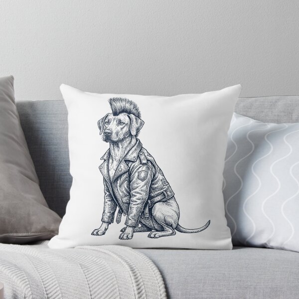 Item preview, Vintage Rhodesian Ridgeback Punk Mowhawk Dog Mom Dad designed and sold by DoodleTortle.
