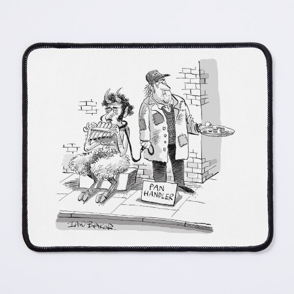 Item preview, Pan Handler Cartoon designed and sold by IanBakerToons.