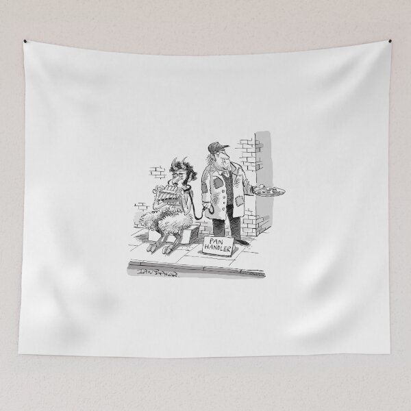 Item preview, Pan Handler Cartoon designed and sold by IanBakerToons.