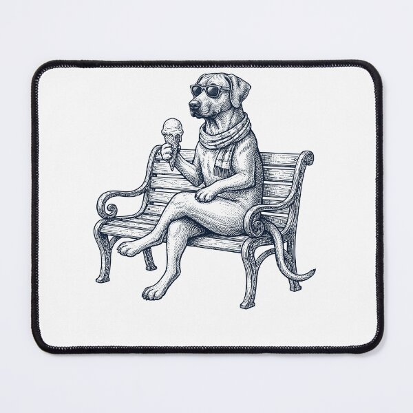 Item preview, Rhodesian Ridgeback Ice Cream Dog Mom Dad designed and sold by DoodleTortle.