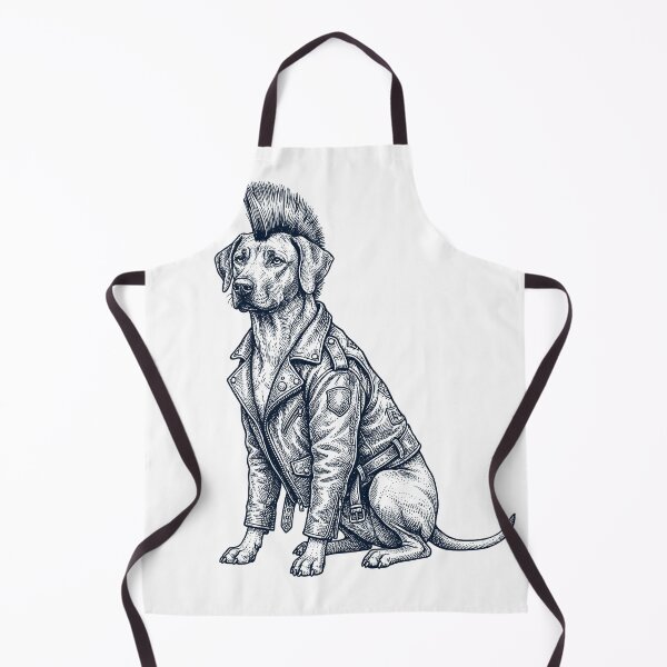 Item preview, Vintage Rhodesian Ridgeback Punk Mowhawk Dog Mom Dad designed and sold by DoodleTortle.