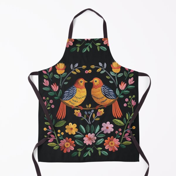 Item preview, Mexican Embroidery Pattern Art Birds Flowers designed and sold by xiao xuans.