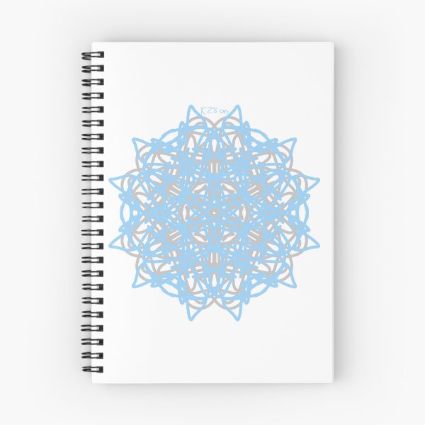 Item preview, Air Themed Blue and Grey Mandala White Background designed and sold by KZs-art.