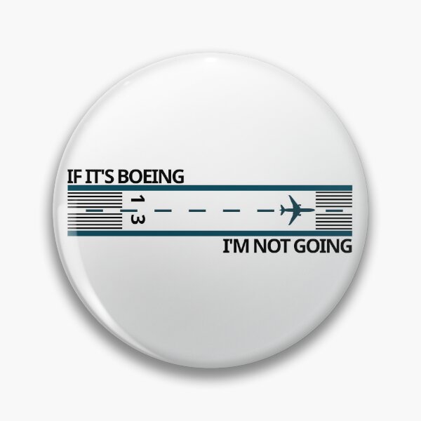 Item preview, Boeing not going - Dark on light designed and sold by HAACNZ.