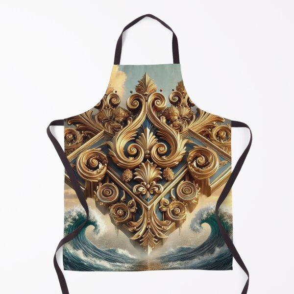 Item preview, Golden Baroque Ocean – Surreal Majesty designed and sold by Dogandesighn.