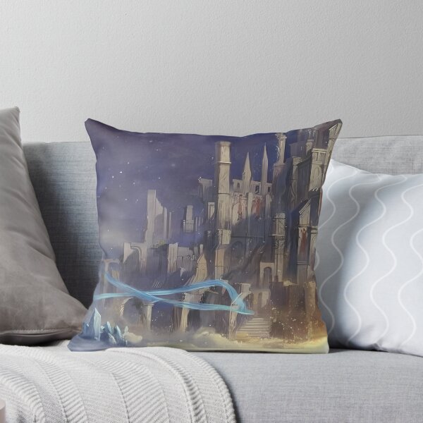 Item preview, Ethereal Castle Reflection in Cosmic Sea designed and sold by DeBrainstore.