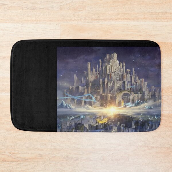 Item preview, Ethereal Castle Reflection in Cosmic Sea designed and sold by DeBrainstore.