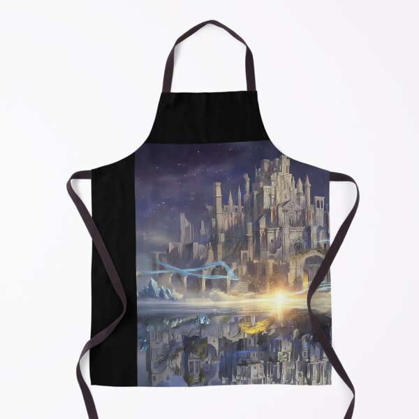 Item preview, Ethereal Castle Reflection in Cosmic Sea designed and sold by DeBrainstore.