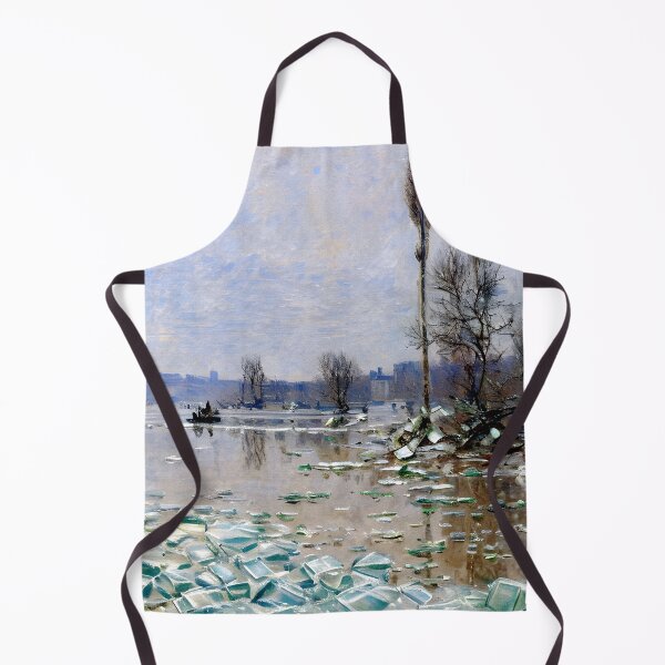 Item preview, Breakup of Ice: Melting Ice Floes on a River designed and sold by artdesignsnow.