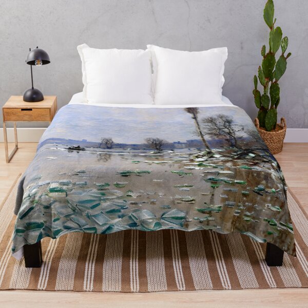 Item preview, Breakup of Ice: Melting Ice Floes on a River designed and sold by artdesignsnow.