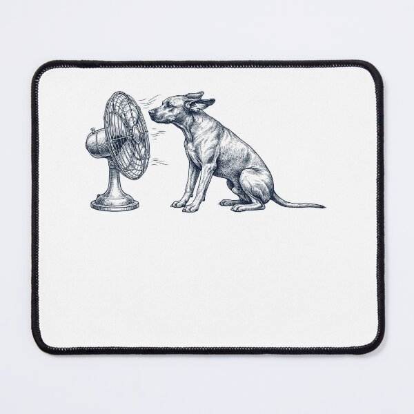 Item preview, Vintage Rhodesian Ridgeback With Fan Dog Mom Dad designed and sold by DoodleTortle.