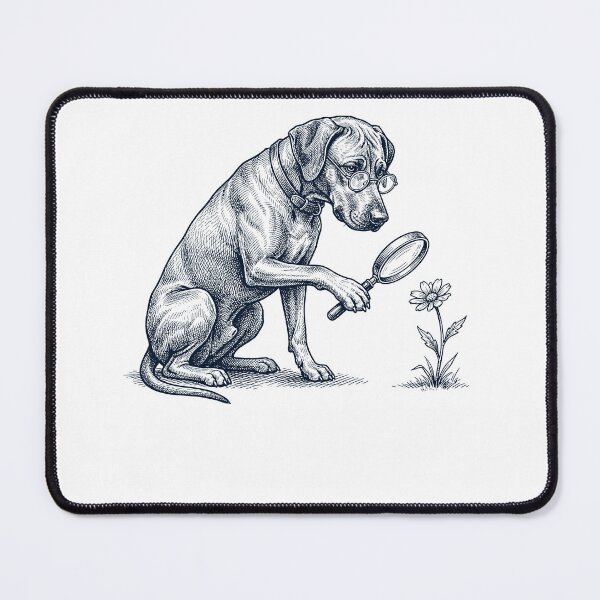 Item preview, Vintage Rhodesian Ridgeback Botanist Flower Dog Mom Dad designed and sold by DoodleTortle.