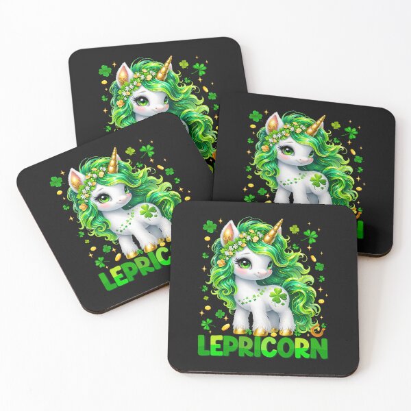 Item preview, Lepricorn Cute Unicorn Shamrock St Patricks Girl Kid Toddler  designed and sold by ArleneRowe.