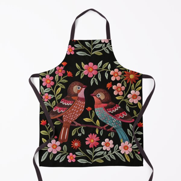 Item preview, Mexican Embroidery Pattern Art Birds Flowers designed and sold by xiao xuans.
