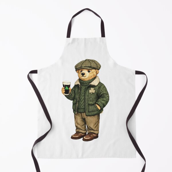 Item preview, Funny St Patricks Day Bear designed and sold by Vonravenn.