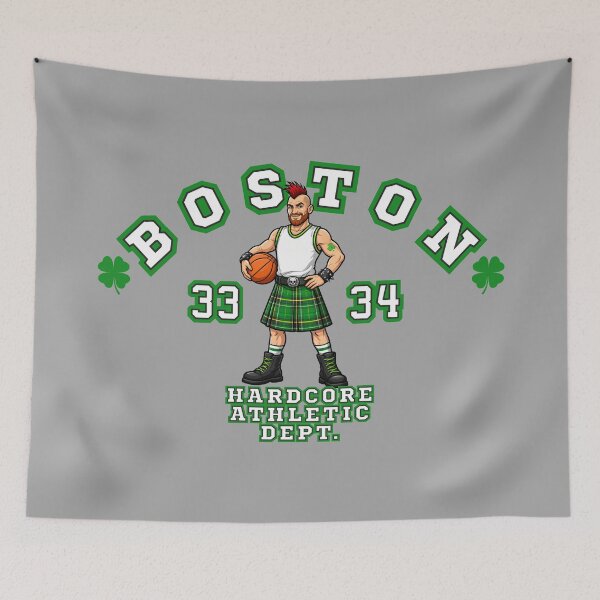 Item preview, Boston Basketball Punk designed and sold by UNK-Fatigues.