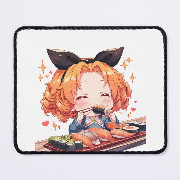 Item preview, Orange Pekoe Girls Und Panzer Chibi Sushi Smile designed and sold by Spraykart.