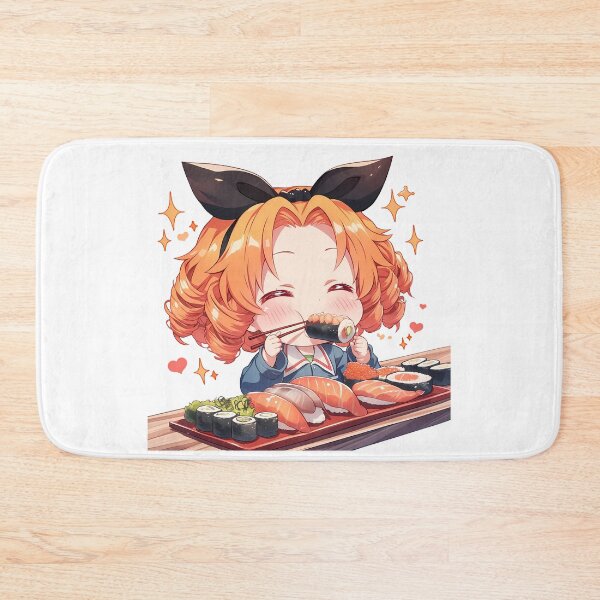 Item preview, Orange Pekoe Girls Und Panzer Chibi Sushi Smile designed and sold by Spraykart.