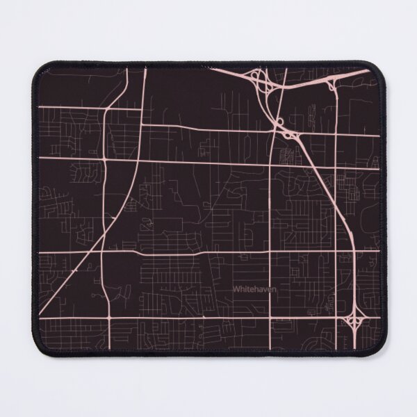 Item preview, Graceland Memphis Map - Gold Aesthetic Art Print designed and sold by UrbanCoordinate.
