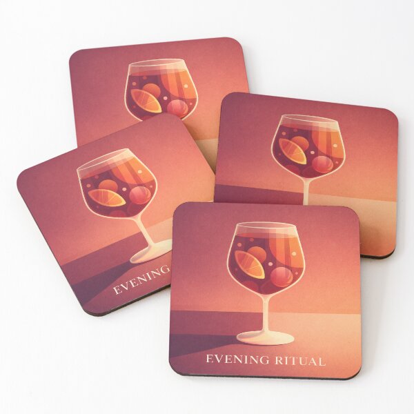 Item preview, Evening Ritual Cocktail Art Print designed and sold by the-dovlat.